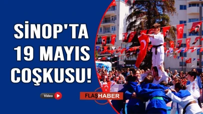 19 Mayıs Sinop'ta coşku içinde kutlandı