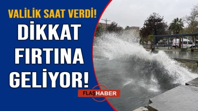 Sinop'a fırtına uyarısı