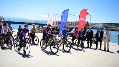 Sinop'ta pedallar 19 Mayıs için çevrildi