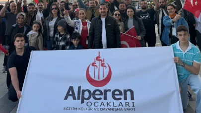 Alperen Ocakları Gençlik Yürüyüşünde yerini aldı