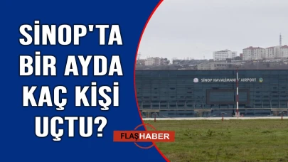 Sinop'un Nisan ayı uçuş istatistikleri açıklandı