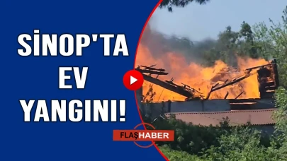 Tek katlı ev küle döndü