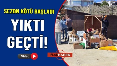 Tezgahlar rüzgara kurban gitti