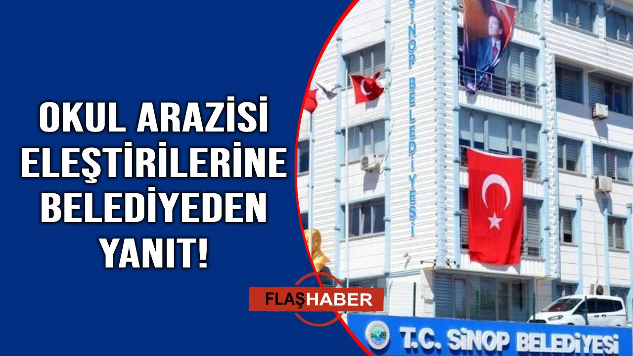 Sinop Belediyesi’nden “Okul Arazisi" açıklaması