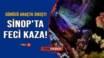 Kontrolden çıktı, şarampole devrildi