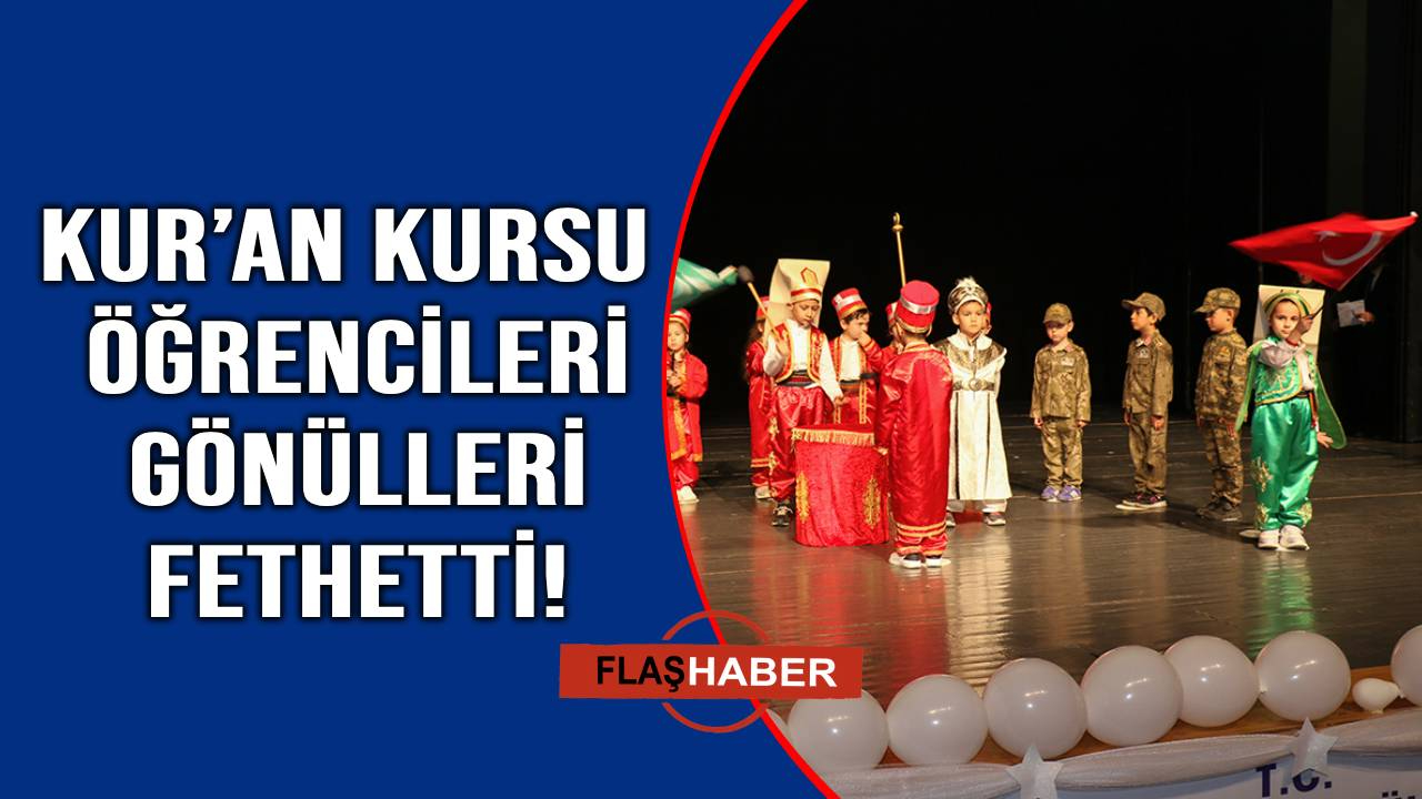 Miniklerden muhteşem yıl sonu gösterisi!