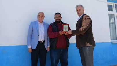 THK Sinop Şubesi'nden Gerze’deki okullara teşekkür plaketi