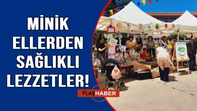 Sinop'ta anaokulu öğrencileri "pazarcı" oldu