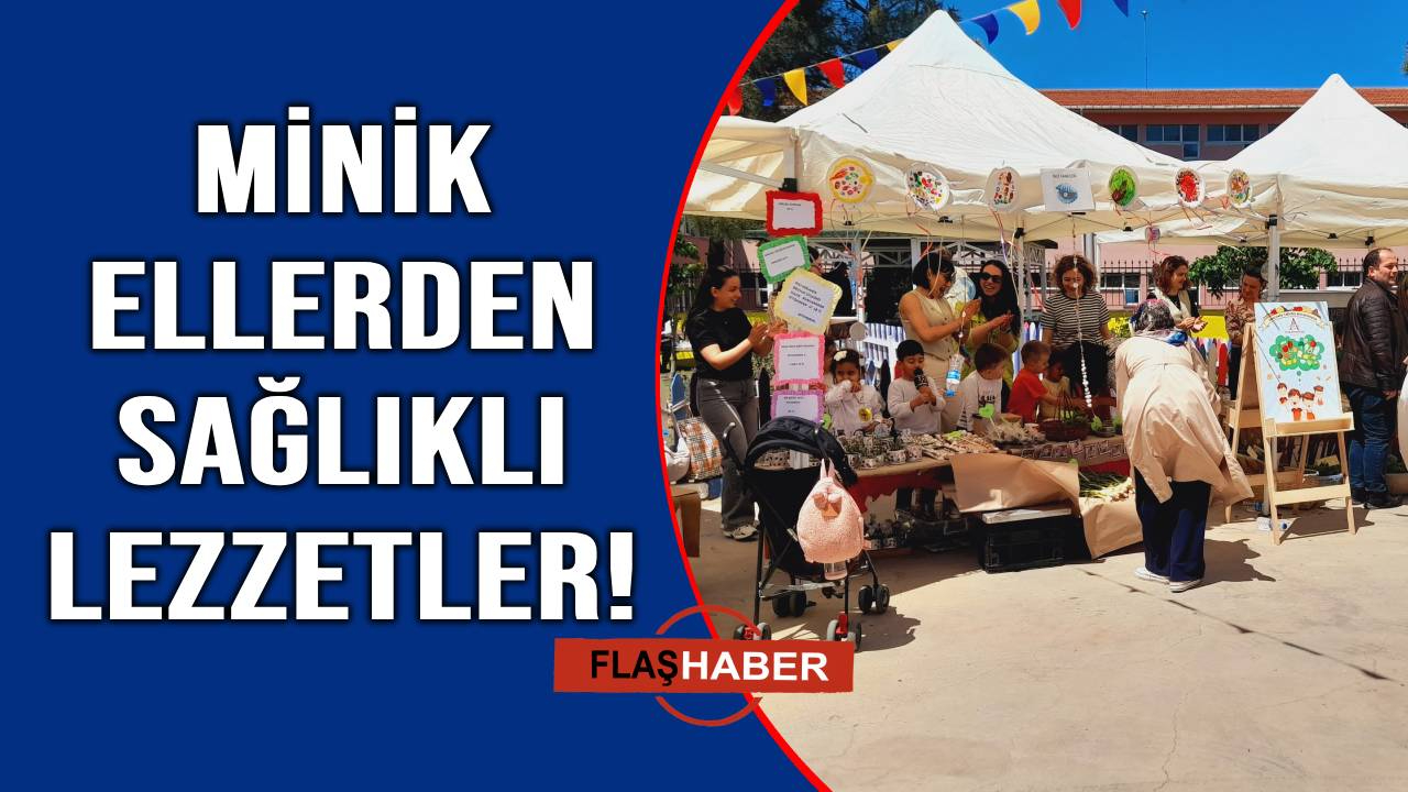 Sinop'ta anaokulu öğrencileri "pazarcı" oldu
