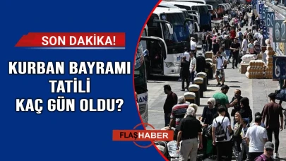 Kurban Bayramı tatili takvimi belli oldu