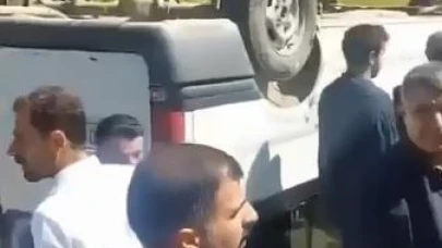 Öğrenci servisi takla attı: 13 yaralı