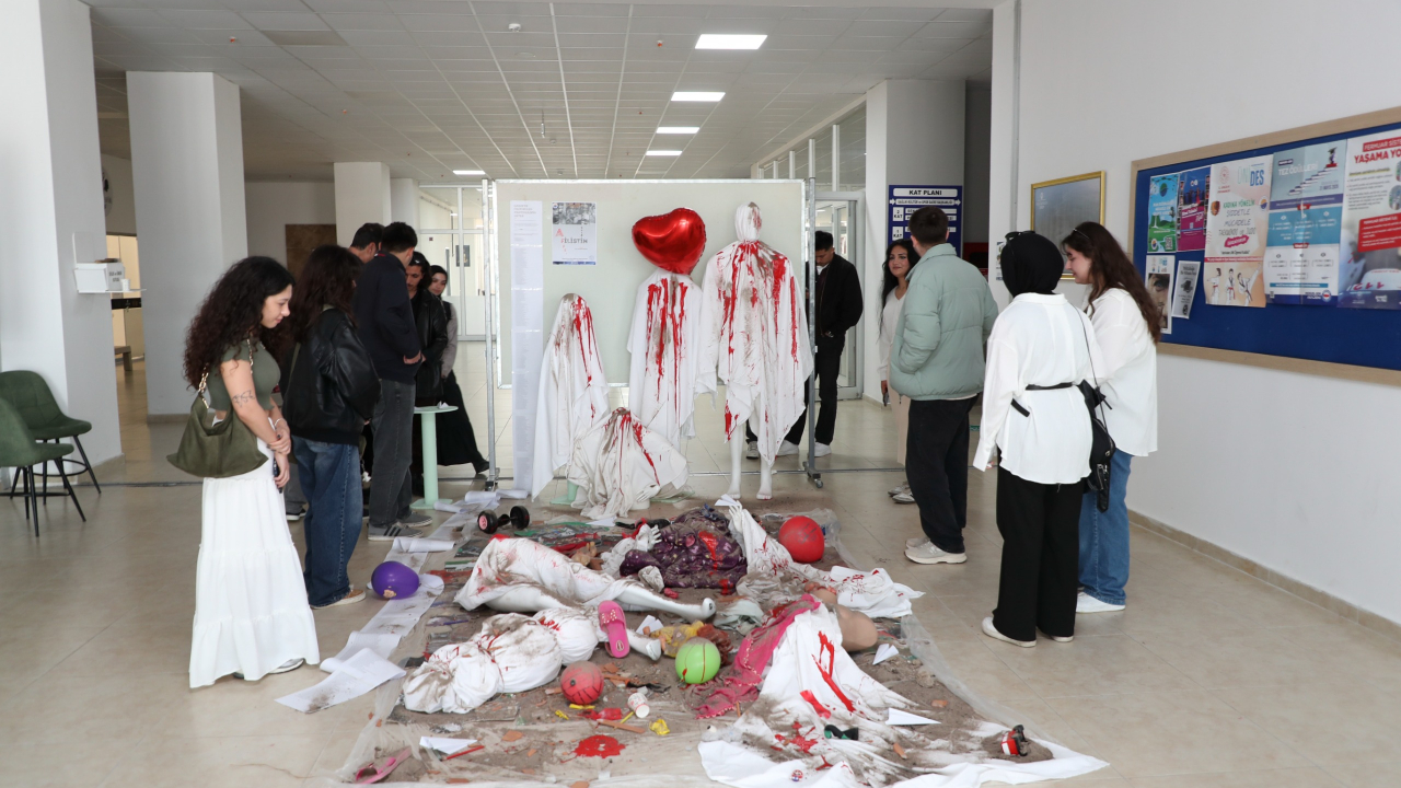 Sinop’ta “Affet Filistin” sergisi açıldı