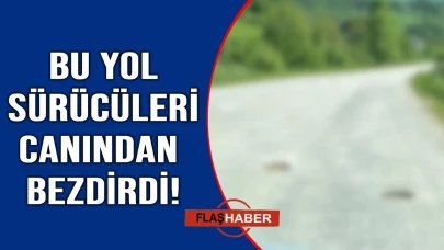 Asfalt yerine çukur dökmüşler