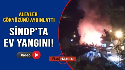 İlçede korkutan yangın