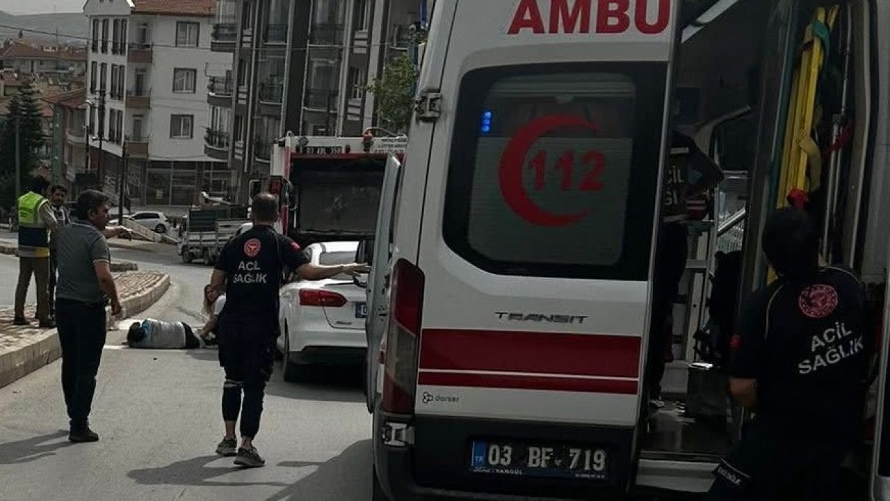 Otomobil temizlik işçisinin ayağını kopardı