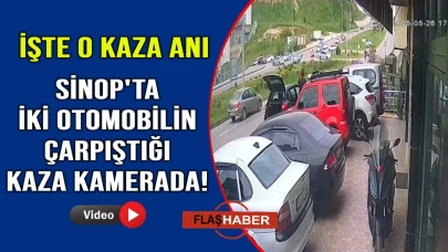 İşte Sinop'taki kaza anı