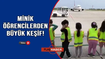 Minikler Sinop Havalimanı’nı keşfetti