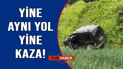 Sinop-Samsun yolunda kaza:1 yaralı