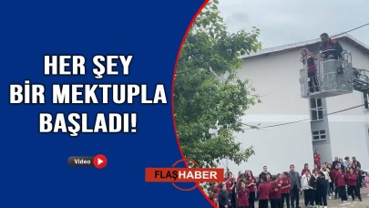 Sevgiyle yazılan mektup sevgiyle karşılık buldu