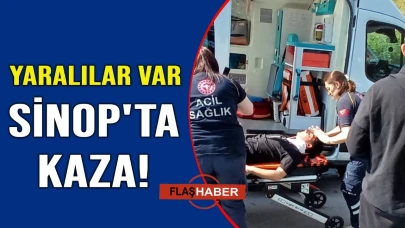 Direksiyon hakimiyetini kaybeden motosiklet devrildi: 2 yaralı