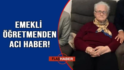 Sinoplu emekli öğretmen hayatını kaybetti
