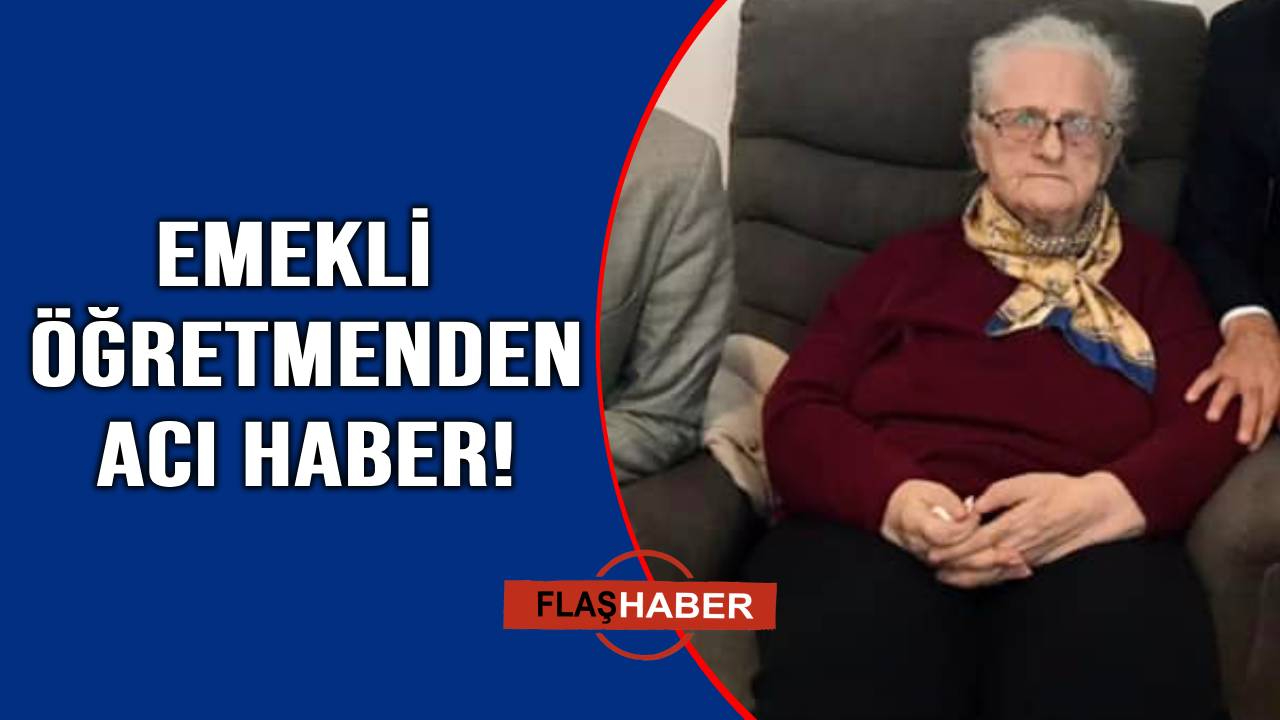 Sinoplu emekli öğretmen hayatını kaybetti