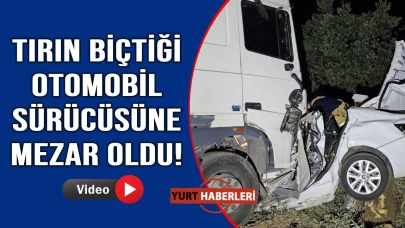 Altına altığı otomobili metrelerce sürükledi