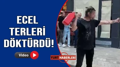 Üstüne benzin dökerek kendini yakmak istedi