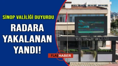 Sinop'ta radar denetimleri başladı! 5 cadde için kritik uyarı