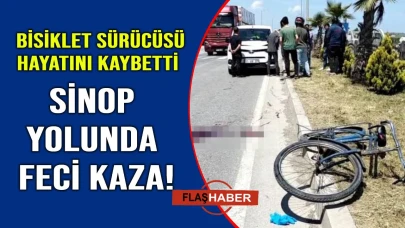 Elinde bisikletiyle ölümün kucağına gitti