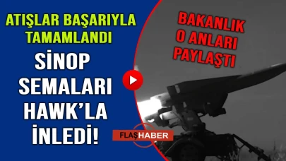 HAWK eğitim atışları Sinop’ta gerçekleştirildi! MSB o anları paylaştı