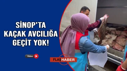 Kaçak olarak avlandı, ihtiyaç sahiplerine dağıtıldı