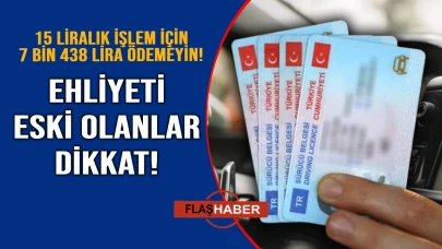 Eski tip sürücü belgeleri için kritik tarih