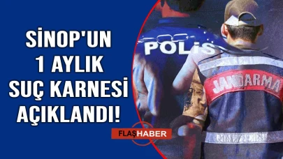 Sinop’ta Mayıs ayında suç ve suçlulara geçit verilmedi