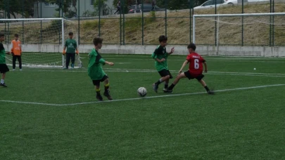 Gerze’de geleceğin yıldızları sahaya çıktı