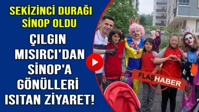 “Çılgın Mısırcı” Sinop’ta özel çocuklarla buluştu