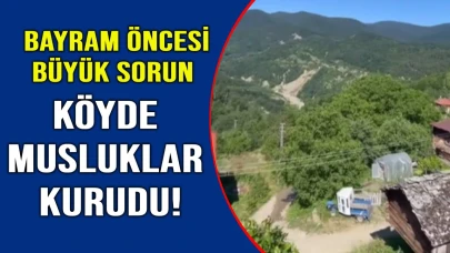 Beş gündür damla yok