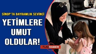 Sinop İHH’dan yetim çocuklara bayram kıyafeti yardımı