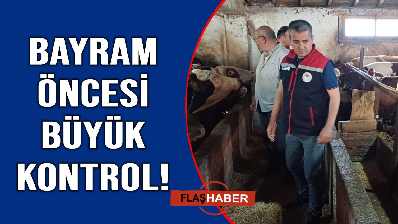 Sinop’ta kurban satış yerlerinde sıkı denetim