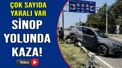 Panelvan ile otomobilin çarpıştığı kazada 6 kişi yaralandı