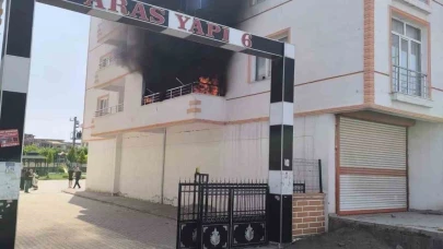 Diyarbakır’da bir evin balkonunda çıkan yangın söndürüldü