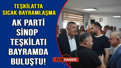 AK Parti Sinop Teşkilatı bayramlaştı