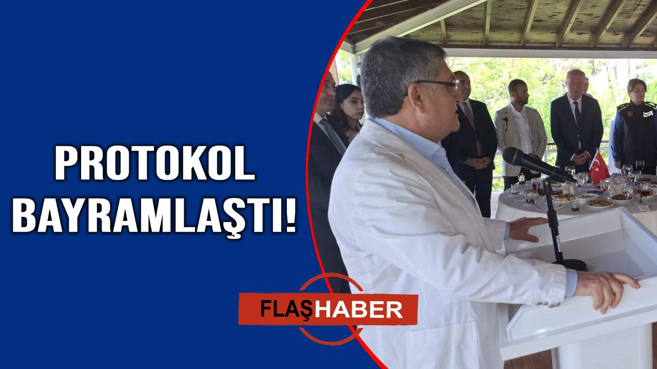 Sinop protokolü bayramda buluştu
