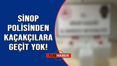 Sinop'ta sahte alkol operasyonu