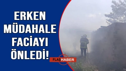 Sinop'ta ot yangını korkuttu