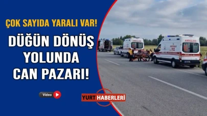 Düğün dönüşü kabusa döndü