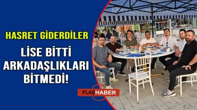20 yıllık arkadaşlar bayramda buluştu