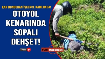 Kasklı saldırgan gençleri öldüresiye dövdü