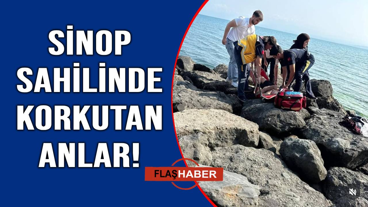 Sahilde hareketsiz yatan vatandaş ekiplerini harekete geçirdi
