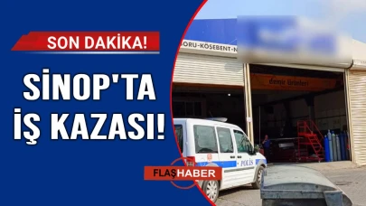 Üzerine profil demirleri düşen vatandaş hastaneye kaldırıldı
